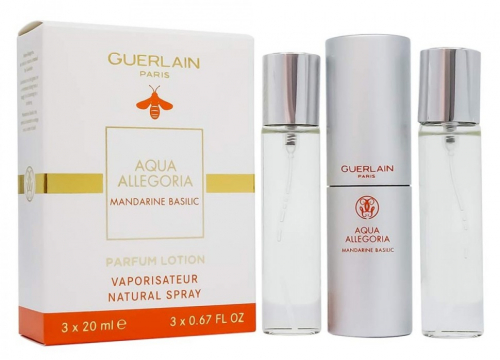 Набор Мини 3x20 мл - Guerlain Aqua Alleqoria Mandarine Basilic