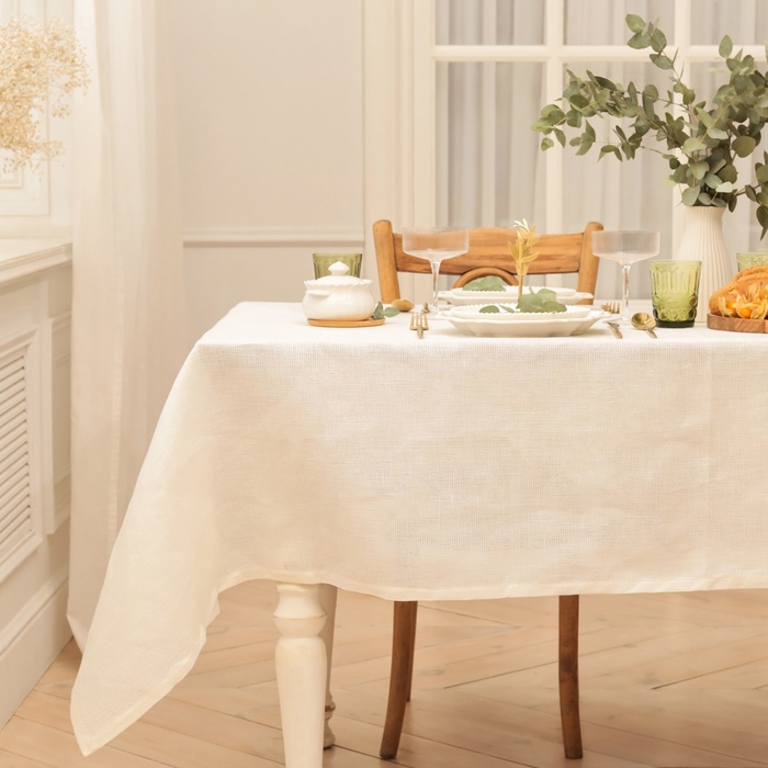Скатерть SL HOME Facile, 110×140 см, лён 100%, 210 г/м²