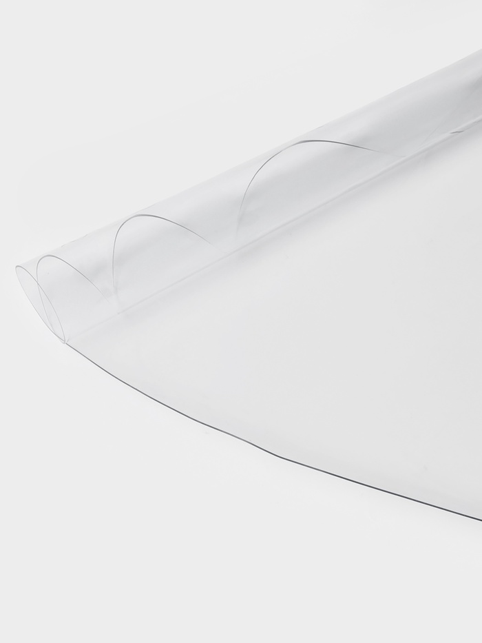 Термоскатерть Доляна «Гибкое стекло», круг, d=100×100 см, толщина 1.2 мм