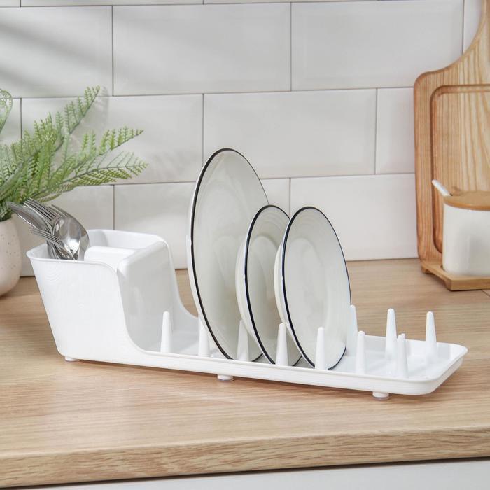 Сушилка для посуды Mini, 39×12,5×11 см, белый