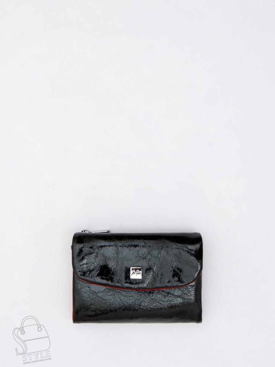 Женский кошелек 7007-14 black red Velina Fabbiano