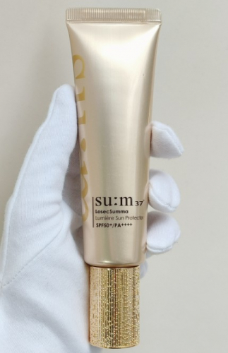 Крем солнцезащитный увлажняющий антивозрастной SU:M37 LosecSumma Lumiere Sun Protector SPF50+PA ++++