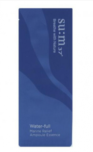 Sample Эссенция ампульная увлажняющая SU:M37 Water-full Marine Relief Ampoule Essence