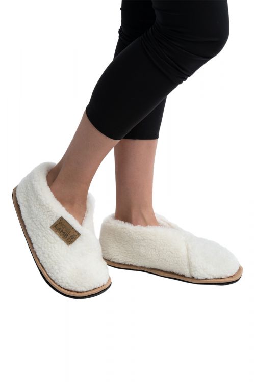 ТЕПЛУШИ меховые цвет ВАНИЛЬ (ЭВАПЛАСТ)