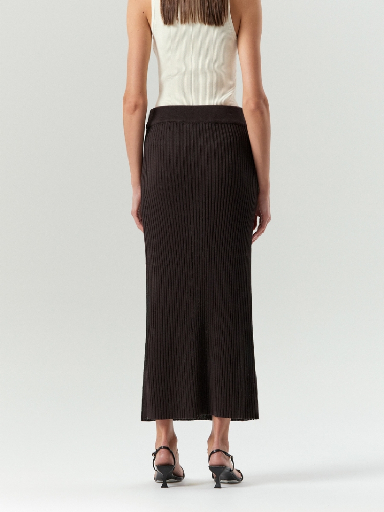 Юбка макси из трикотажа ,
89% вискоза, 11% нейлон ,