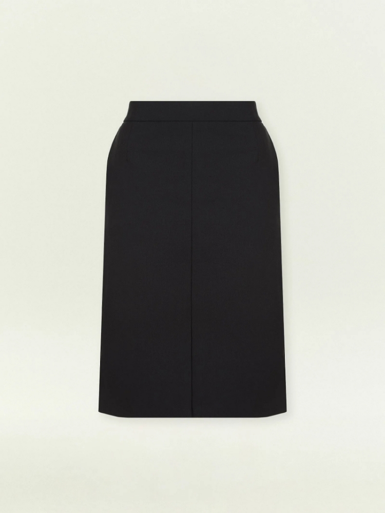 Юбка-карандаш миди из костюмной шерсти ,
56% полиэстер, 25% шерсть, 17% вискоза, 2% эластан ,