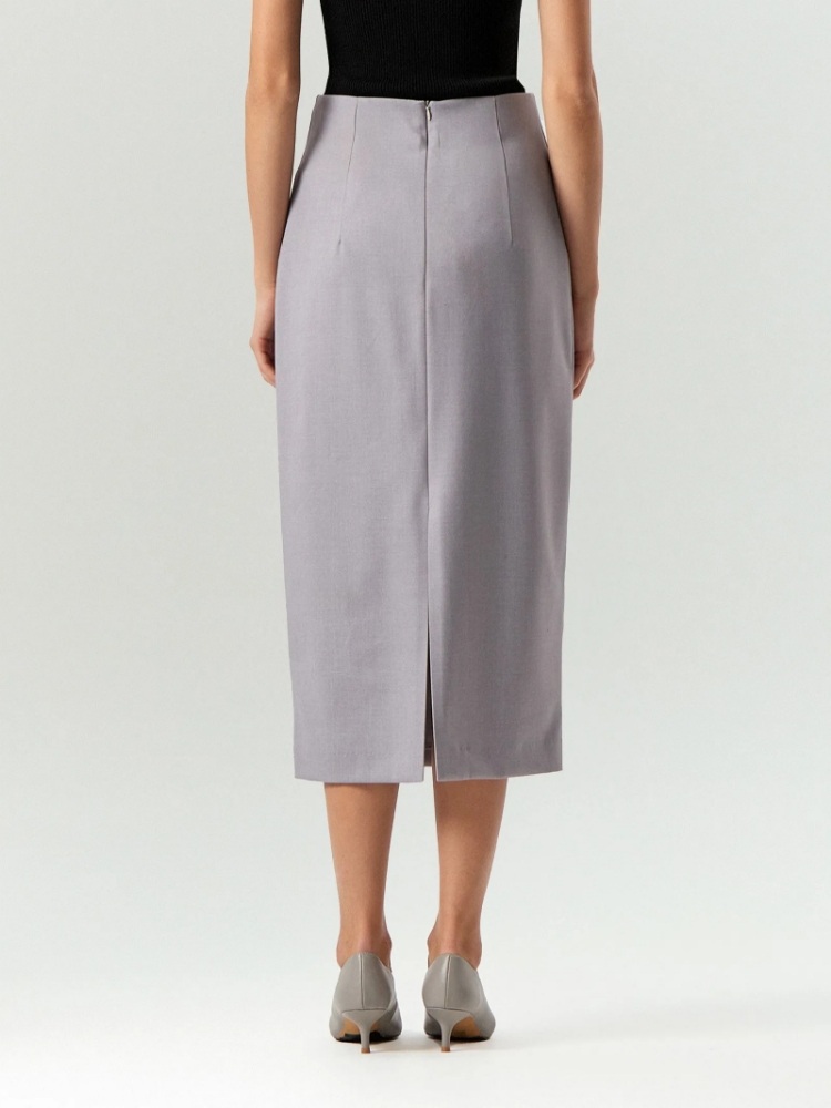 Юбка-карандаш миди ,
60% полиэстер, 37% вискоза, 3% эластан ,