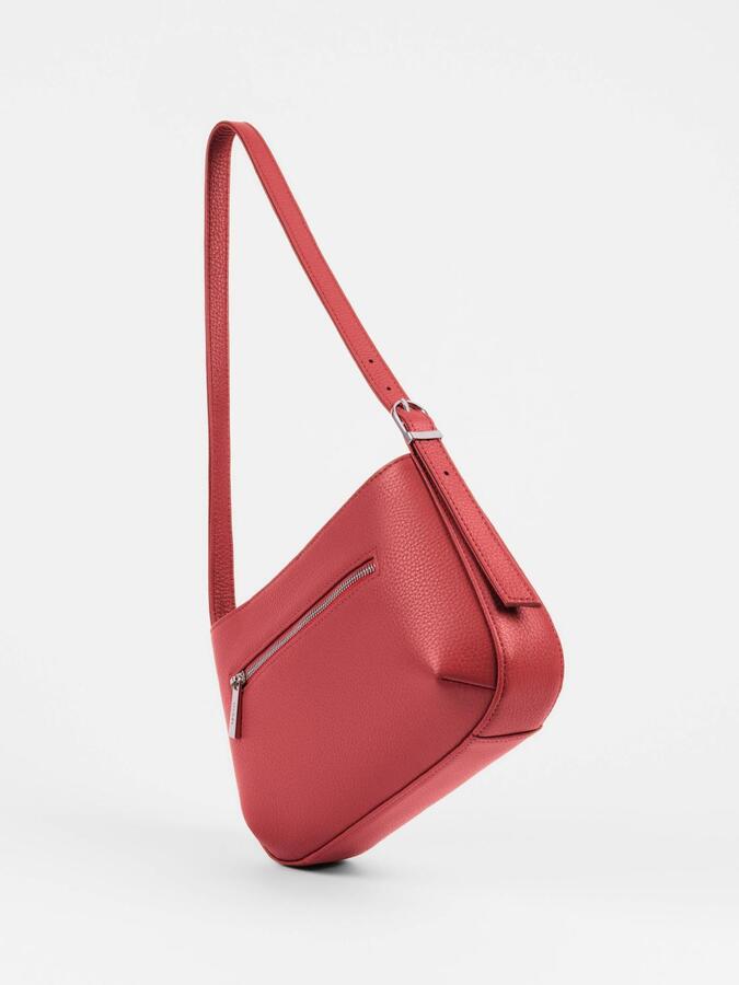 Сумка: Женская кожаная сумка Richet 3155LN 977 Красный