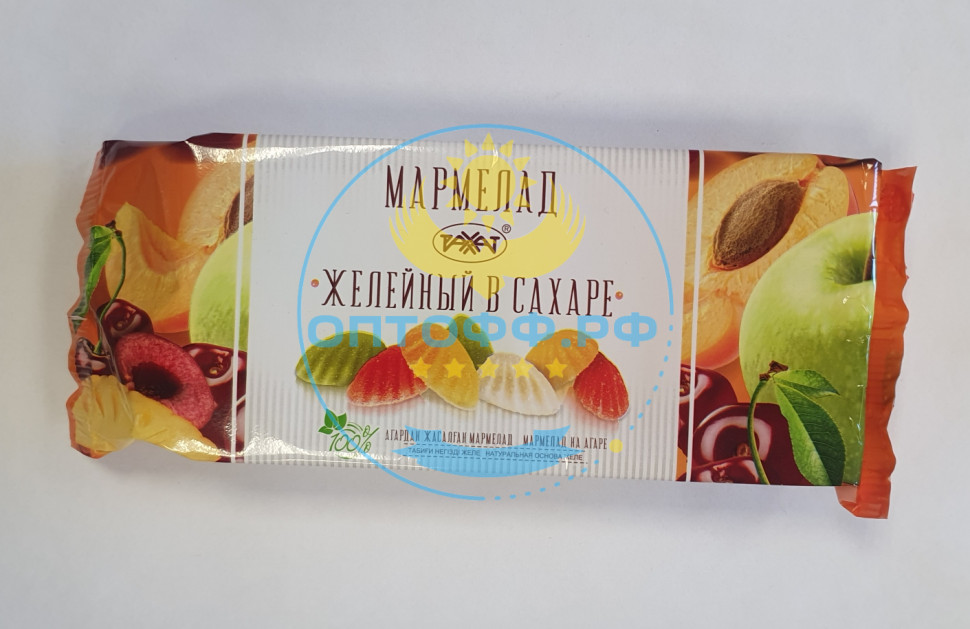 Рахат Мармелад желейный в сахаре (в подложке) 250 гр (кор *13)