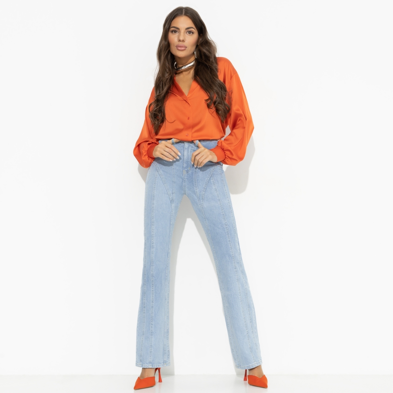 Ст.цена 3990р. Джинсы дизайнерские, New York (light blue)