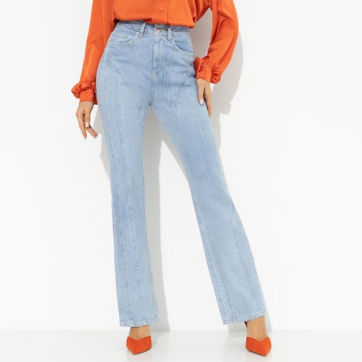 Ст.цена 3990р. Джинсы дизайнерские, New York (light blue)