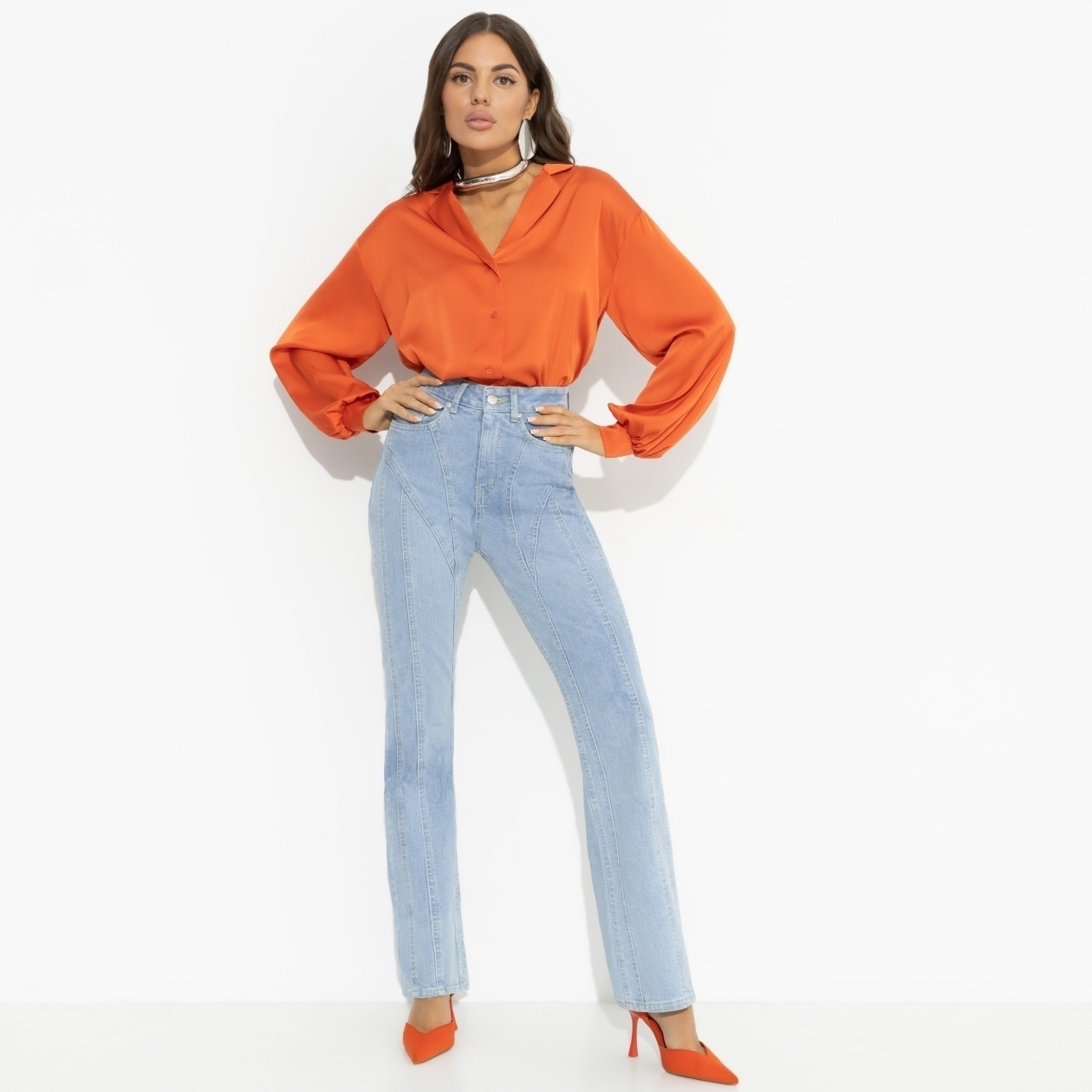 Ст.цена 3990р. Джинсы дизайнерские, New York (light blue)