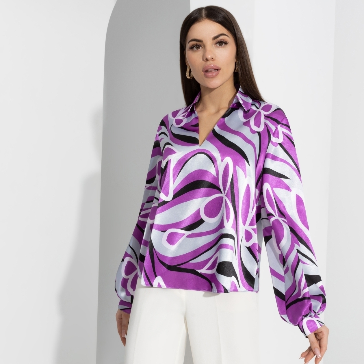 Ст.цена 1350р. Блуза, Личные границы (violet rose)