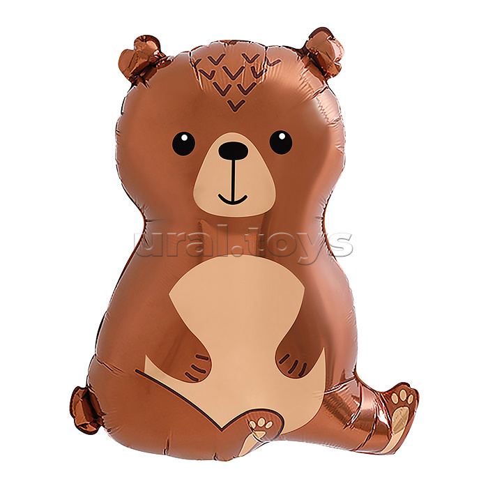 Шар (24''/61 см) Фигура, Лесной Медведь, 1 шт. в уп.
