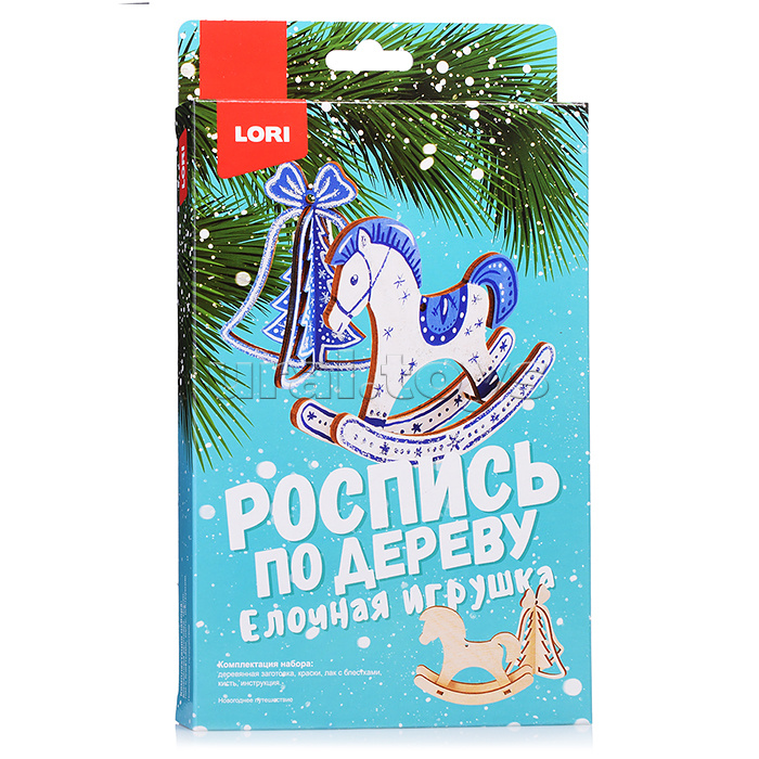 Роспись по дереву. Ёлочная игрушка