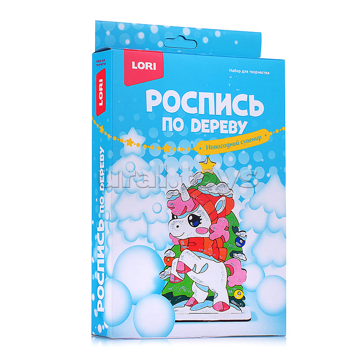 Роспись по дереву. Новогодний сувенир