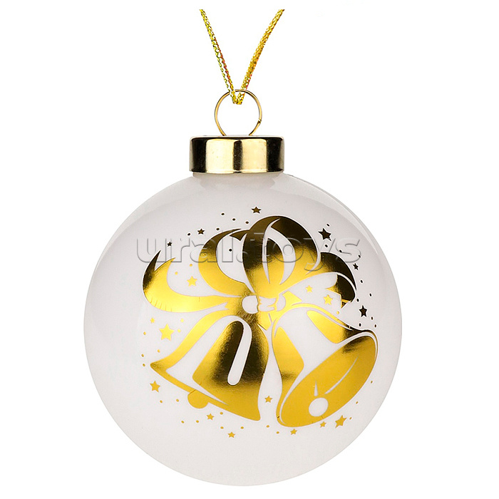 Новогоднее украшение. Елочный стеклянный шар