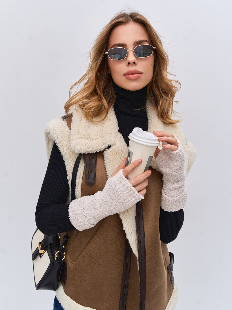 Митенки плюшевые ESW 25580