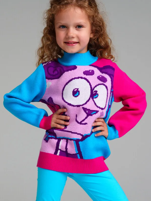 Джемпер трикотажный для девочек