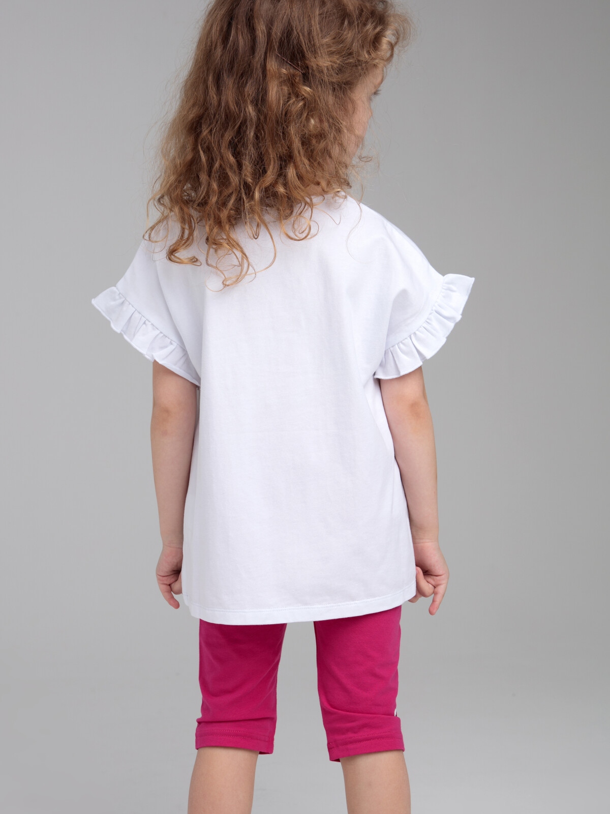 Фуфайка трикотажная для девочек (футболка)