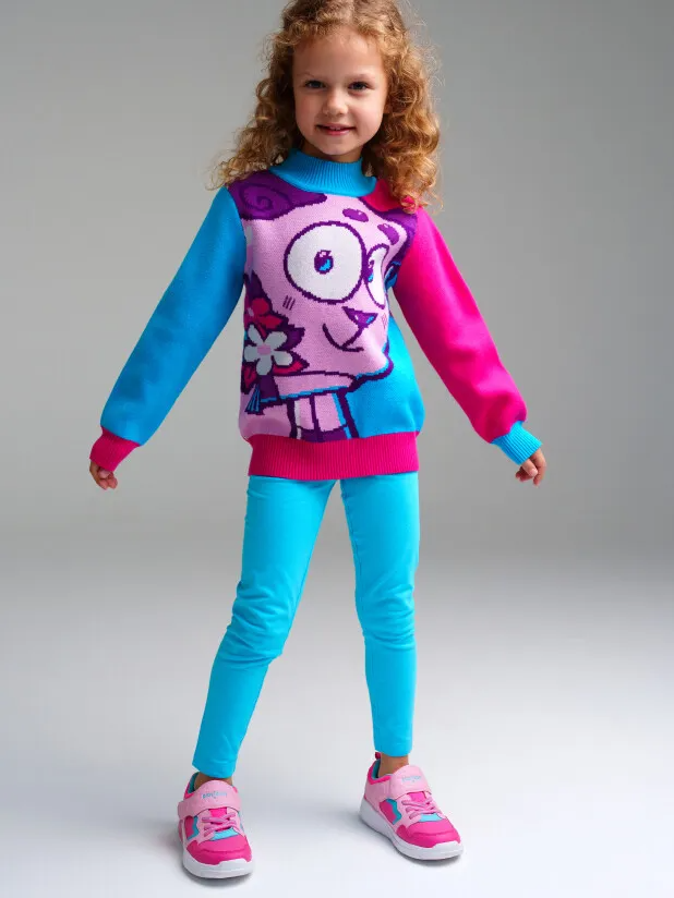 Джемпер трикотажный для девочек