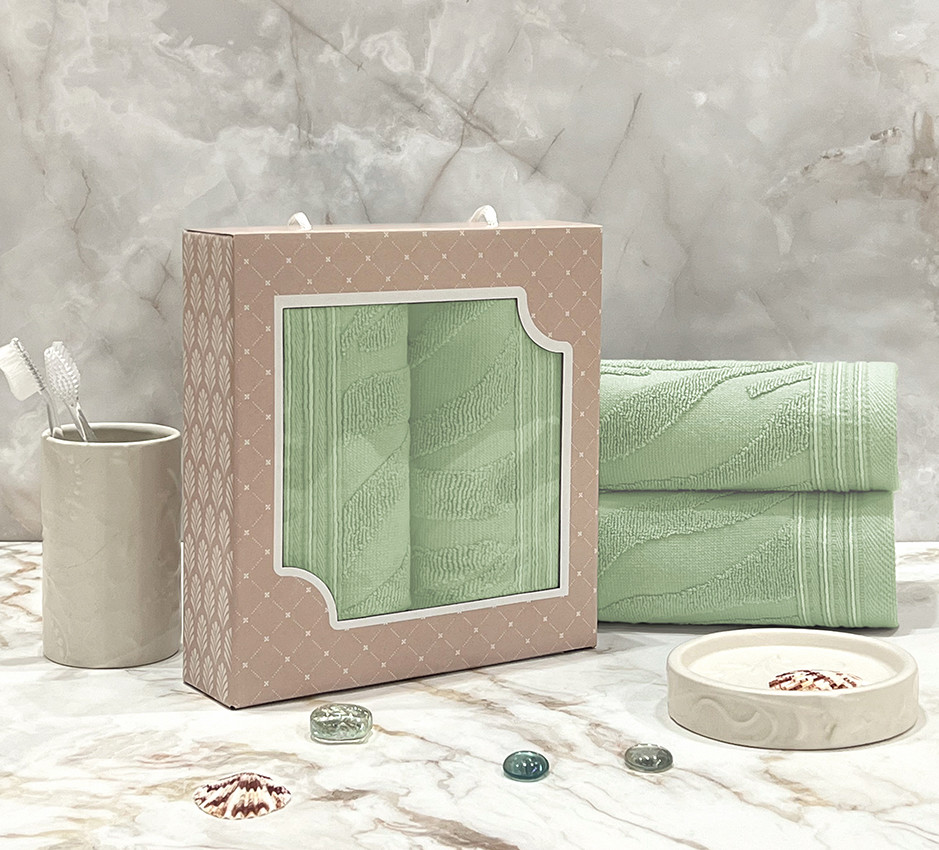 Полотенце махровое Сафари 08-193 светло-зеленый