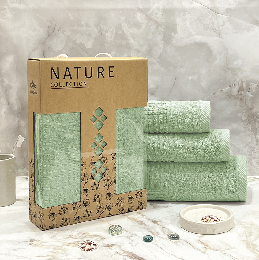 Полотенце махровое Оскар 08-193 светло-зеленый