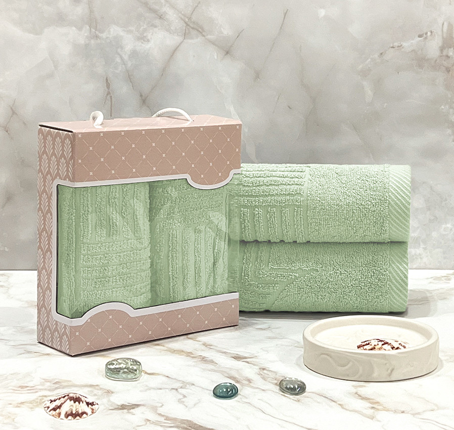 Полотенце махровое Оскар 08-193 светло-зеленый