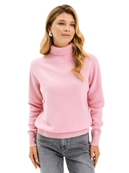 Свитер Merino Base из шерсти, цвет розовый
