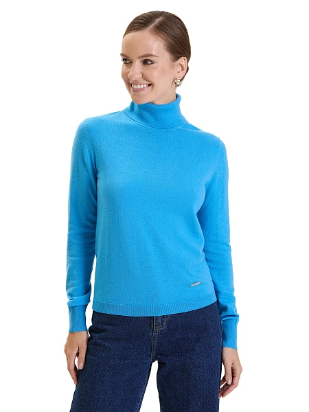 Водолазка женская Cash Touch, цвет голубой