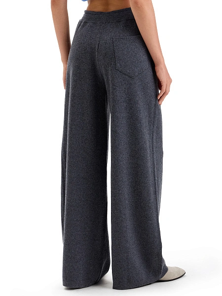 Брюки-палаццо женские Comfort, цвет серый меланж