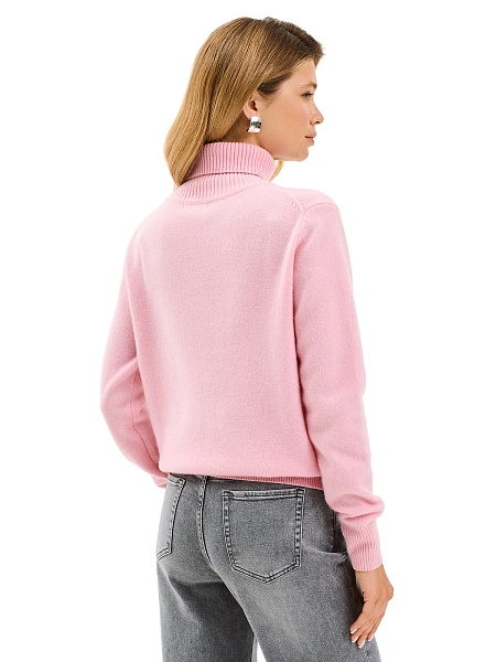 Свитер Merino Base из шерсти, цвет розовый