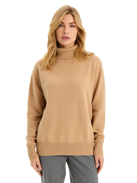 Свитер Merino Base из шерсти, цвет песочный