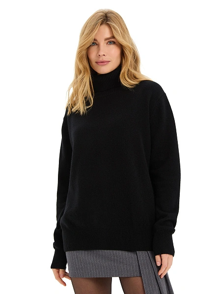 Свитер Merino Base из шерсти, цвет черный