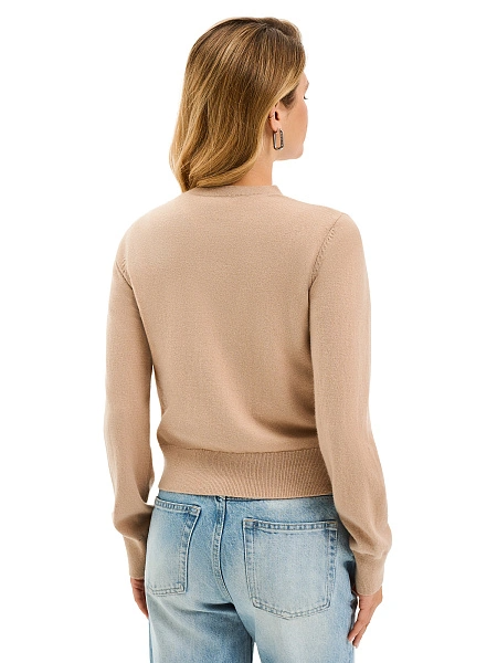 Кардиган на пуговицах, цвет песочный