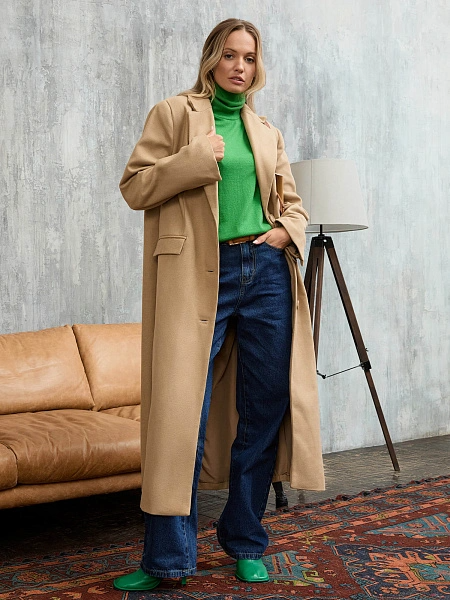 Водолазка женская Cash Touch, цвет зеленый