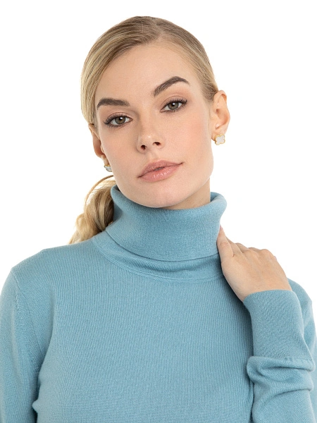 Водолазка женская Cash Touch, цвет голубой пепельный