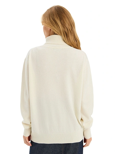 Свитер Merino Base из шерсти, цвет молочный