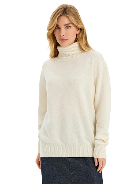 Свитер Merino Base из шерсти, цвет молочный