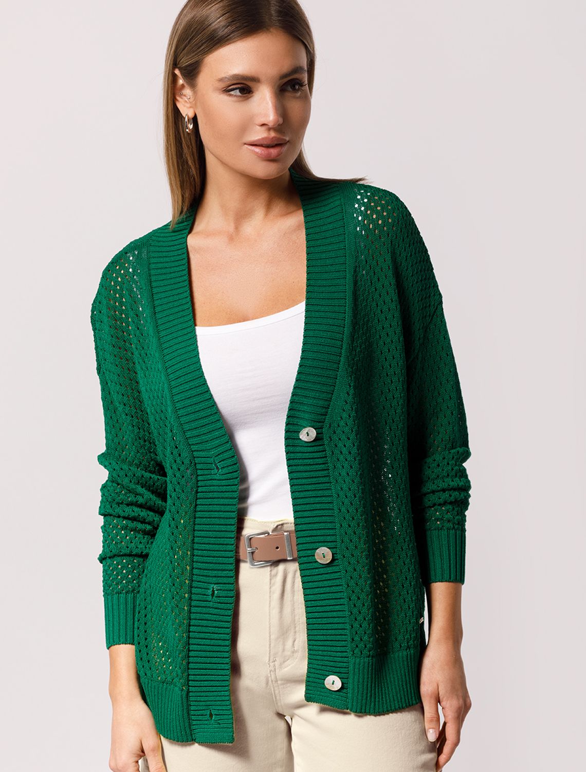 Летний жакет из гладкой вискозы с лиоцеллом