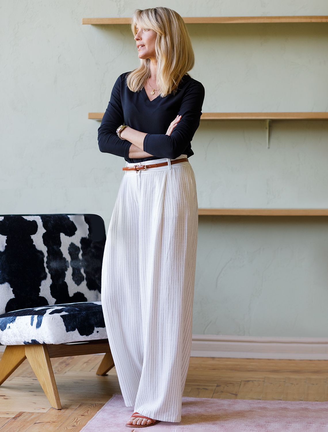 Джемпер из премиального хлопка с эластаном