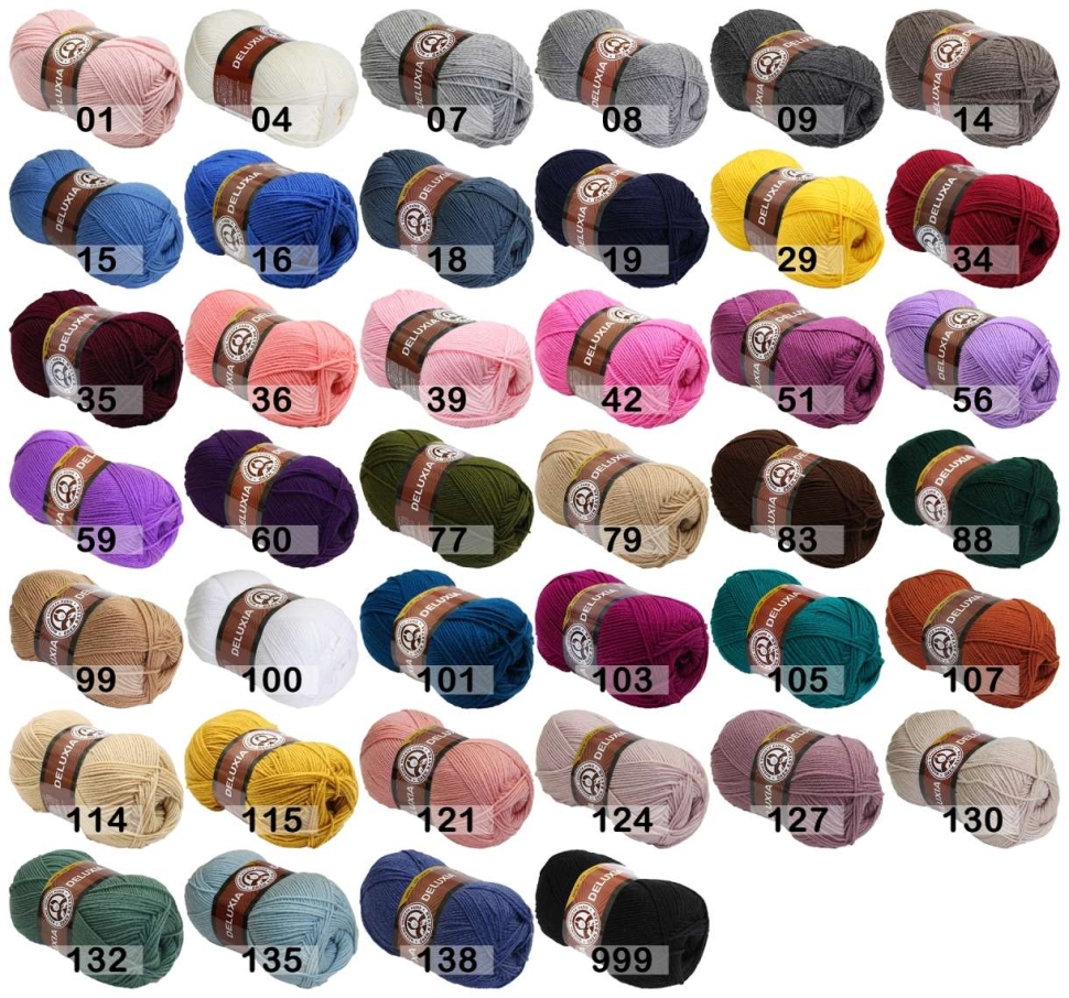 Пряжа Madame Tricote Paris Deluxia