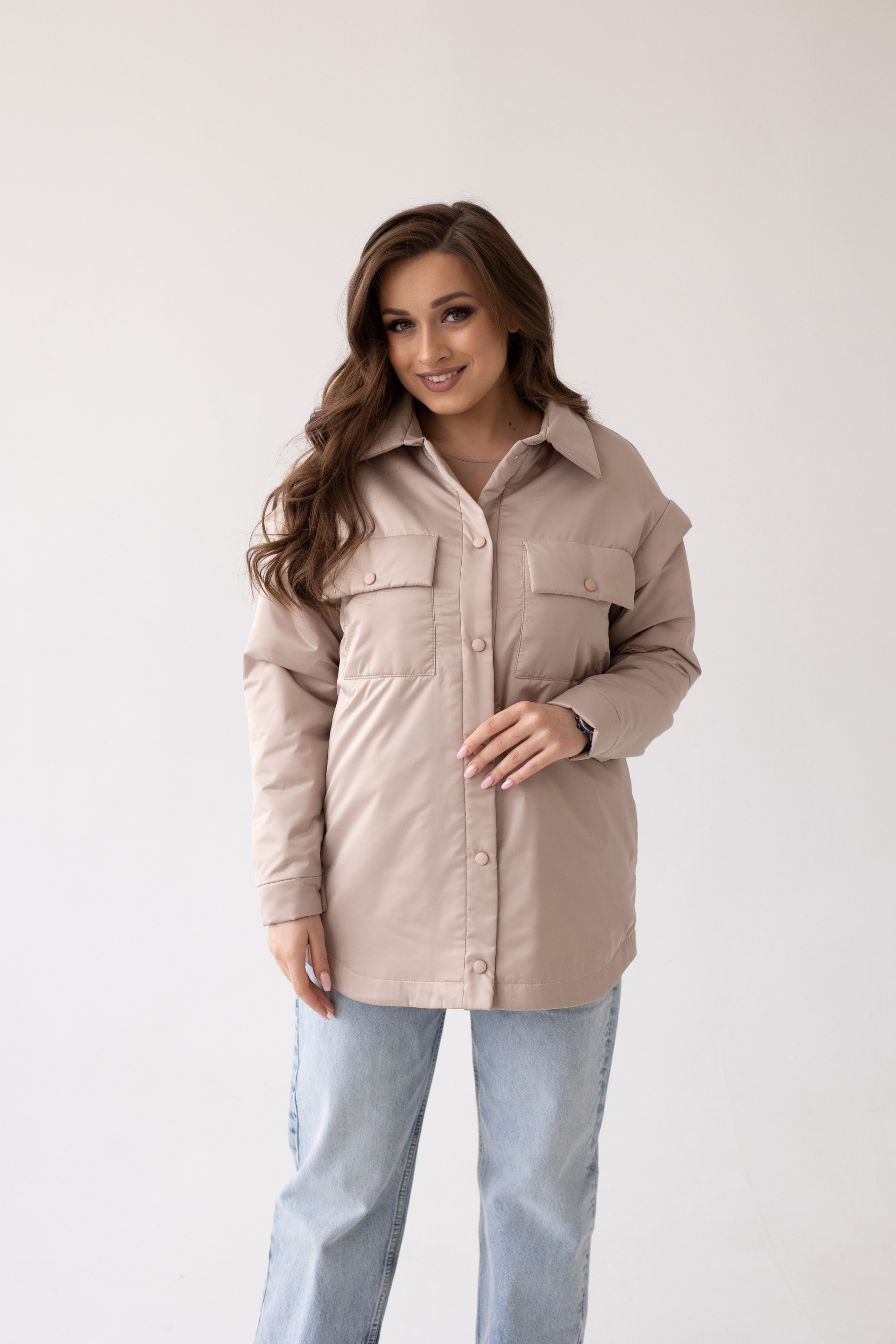 Ст.цена 3950р. Куртка женская демисезонная 25983 (латте)