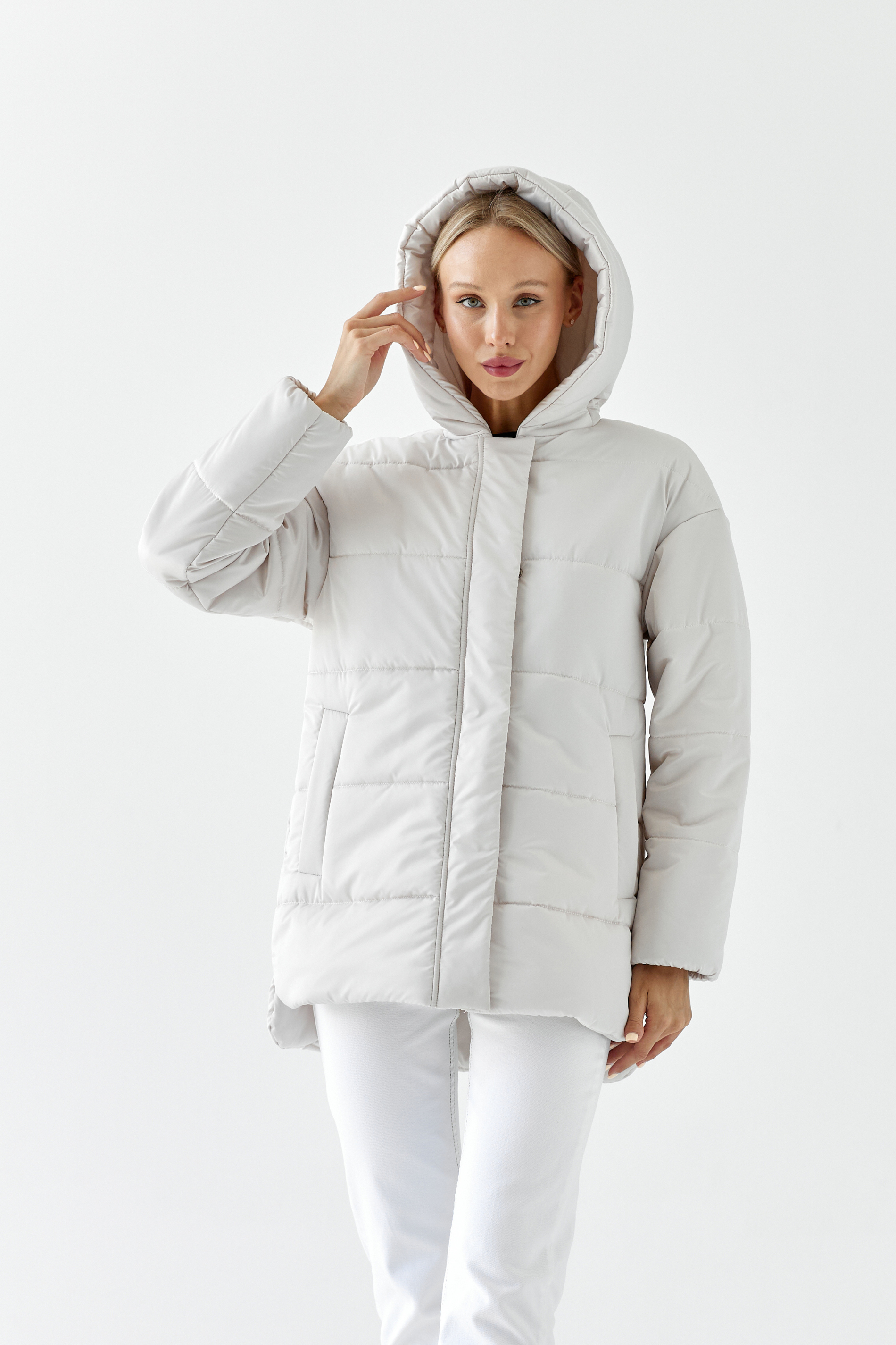 Ст.цена 4950р. Куртка женская демисезонная 26060 (айвори)