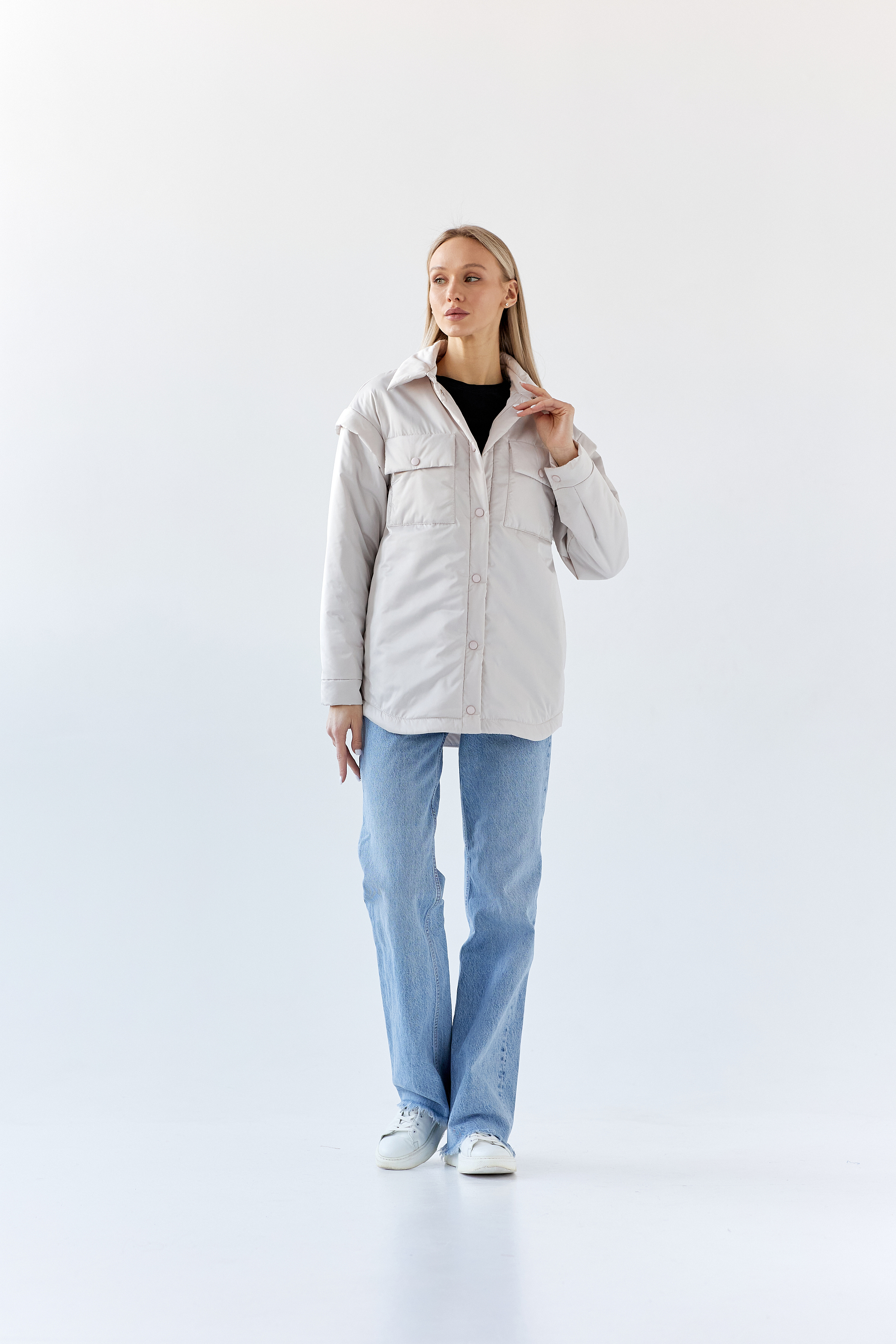 Ст.цена 3950р. Куртка женская демисезонная 25983 (айвори)