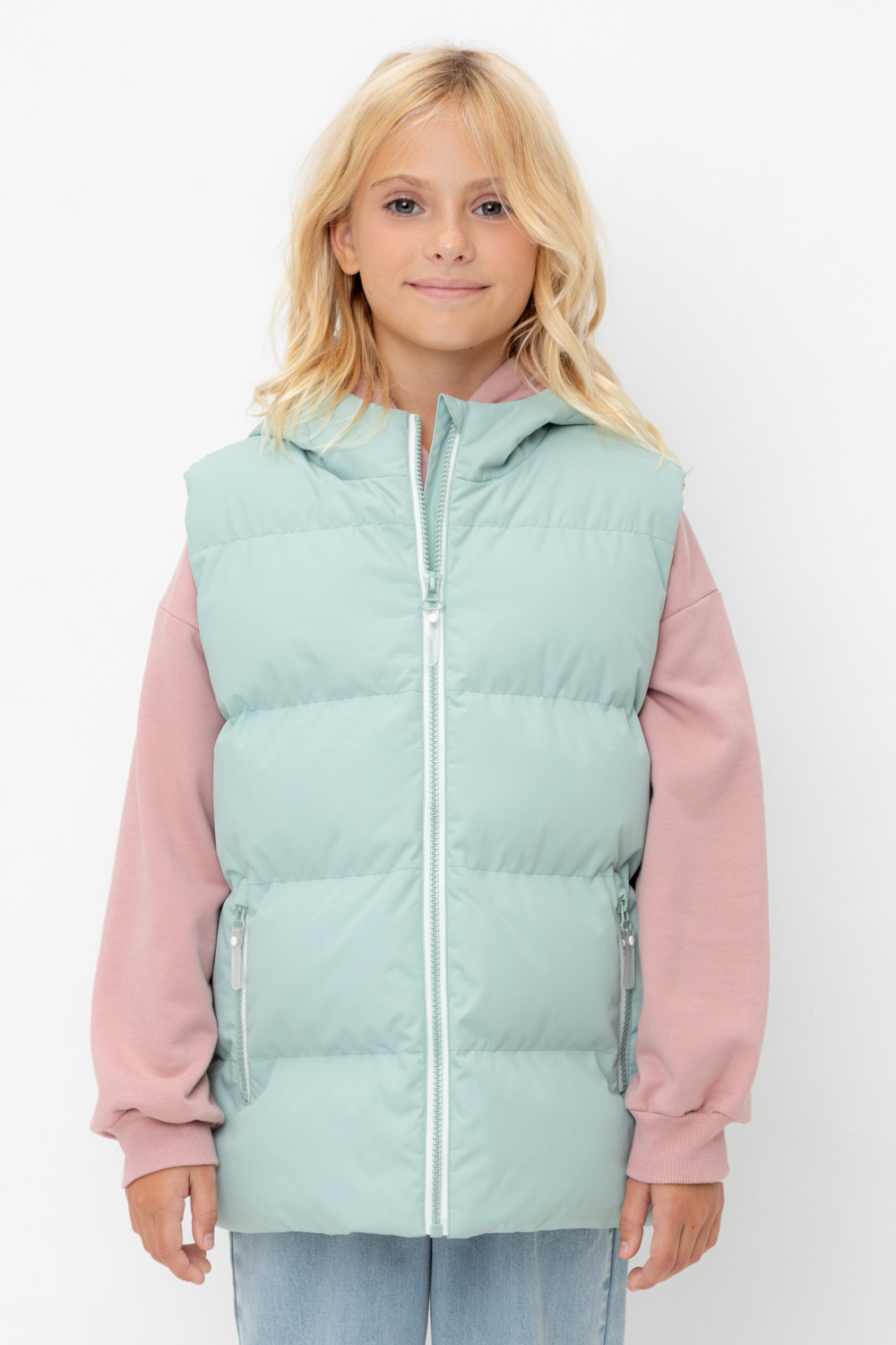 Crockid Жилет ВК 35018/3 ГР (98-128) голубая дымка Crockid