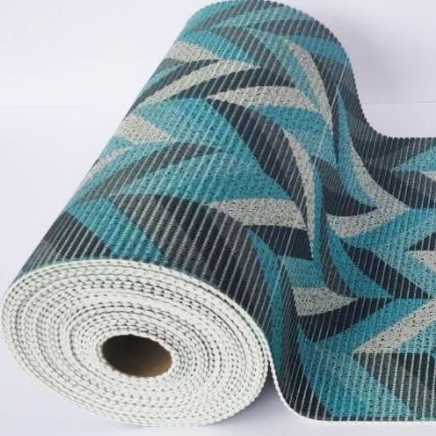 Коврик мерный AQUA STEP LUXE 1,3*15м толщина 5,5мм, M16268-2 GREY-BLUE