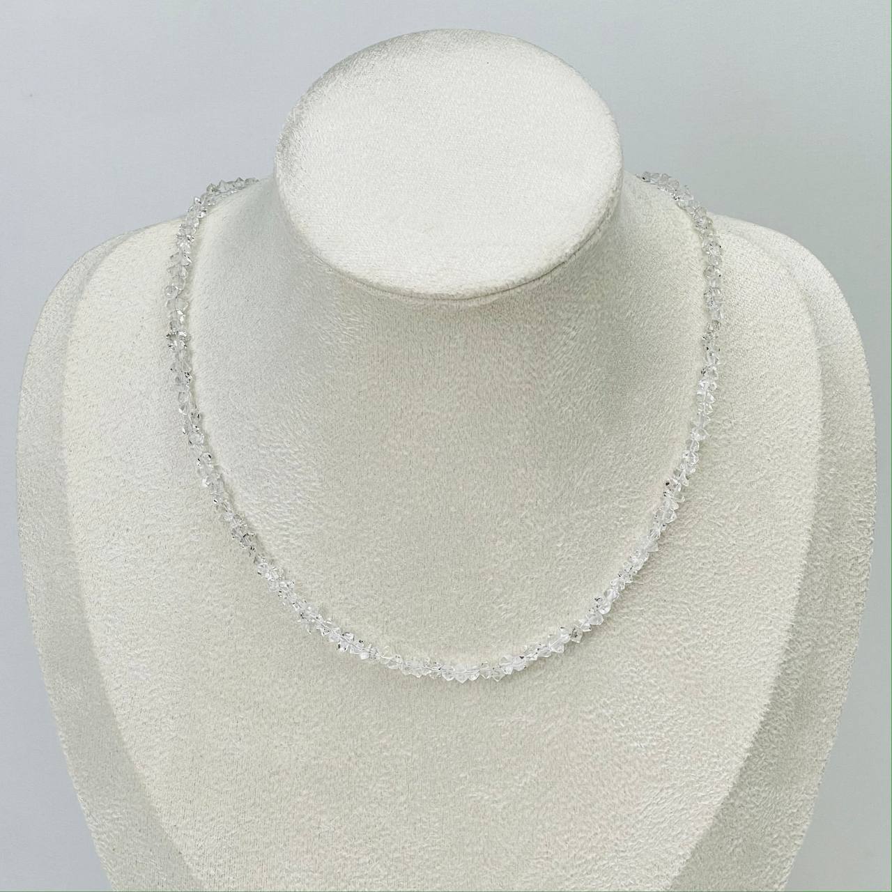 Радуга Самоцветов Колье из Херкимерского кварца