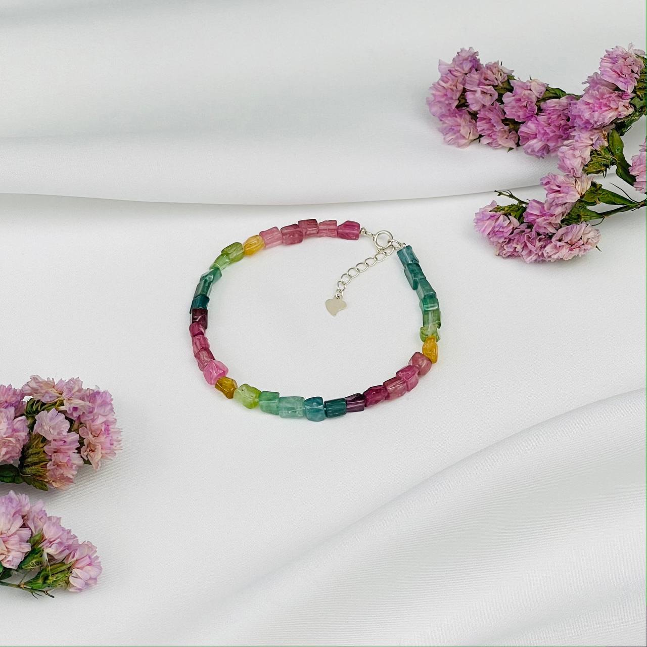 Радуга Самоцветов Браслет из Турмалина микс