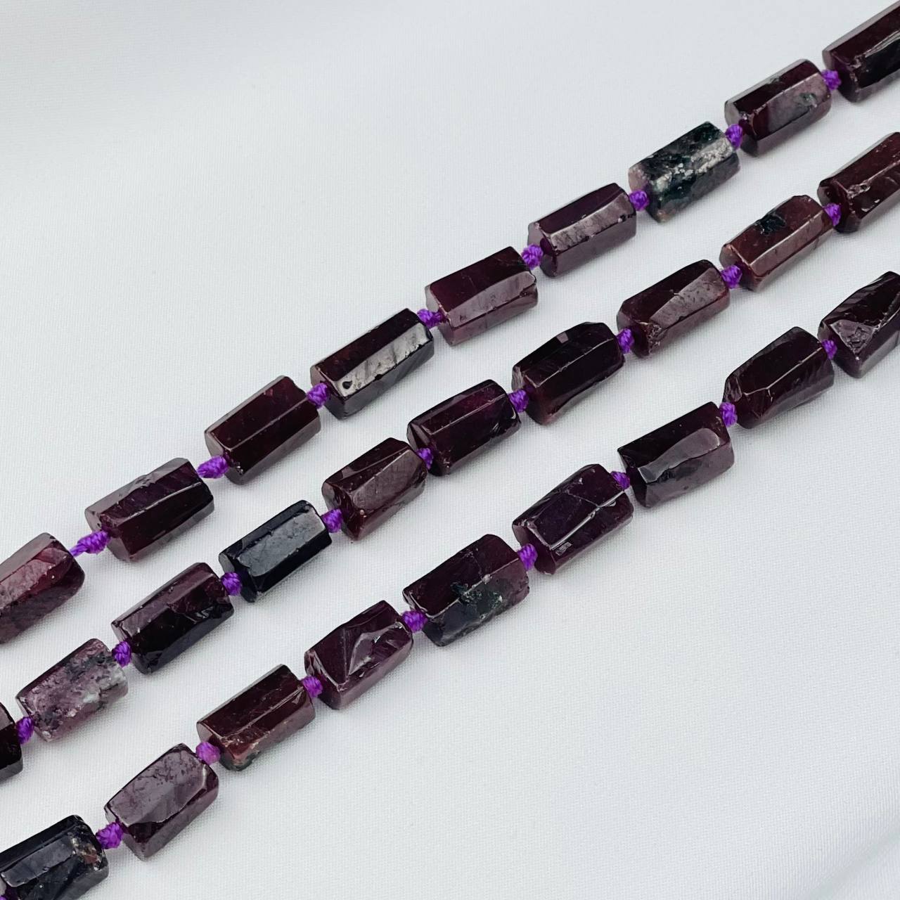 Радуга Самоцветов Бусины для украшений из Граната